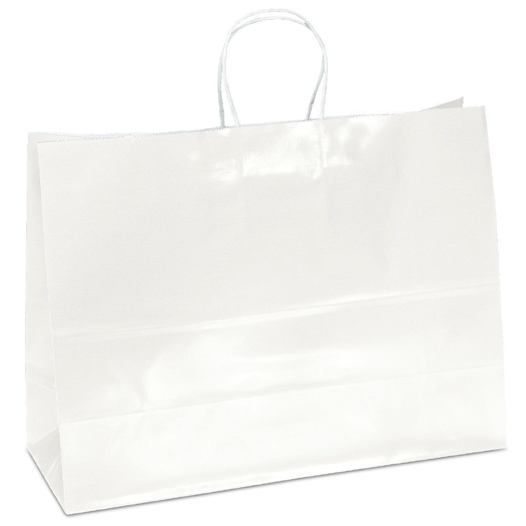 Wholesale Aubrie-White Paper Bag - 34WHG1612