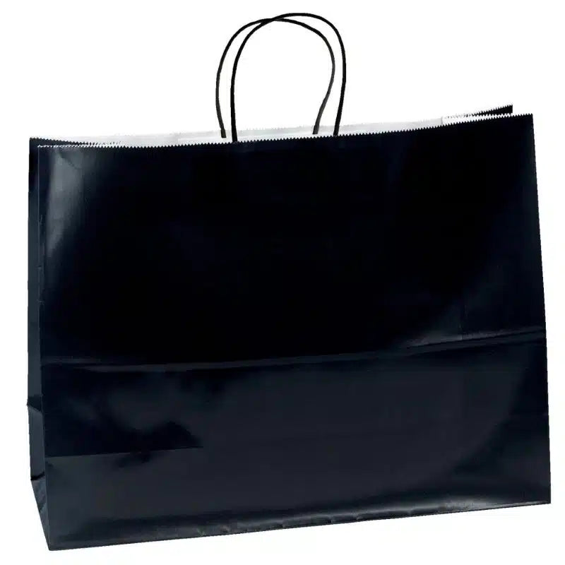 Wholesale Aubrie-Black Paper Bag - 34BKG1612