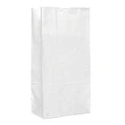 Wholesale White Kraft Paper Grocery Bags (500 Pack)
