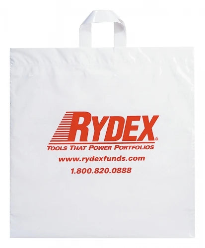 Custom Logo Plastic Shopping Bags with Soft Loop Handles