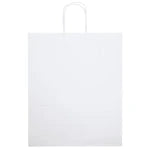 Wholesale White Kraft Paper Shopping Bags (Model 11WHP1315)