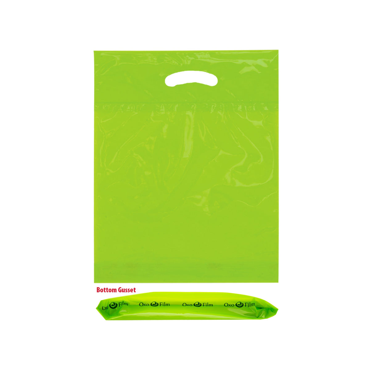 Wholesale OXO Reusable Die Cut Handle Bags (12" x 16")