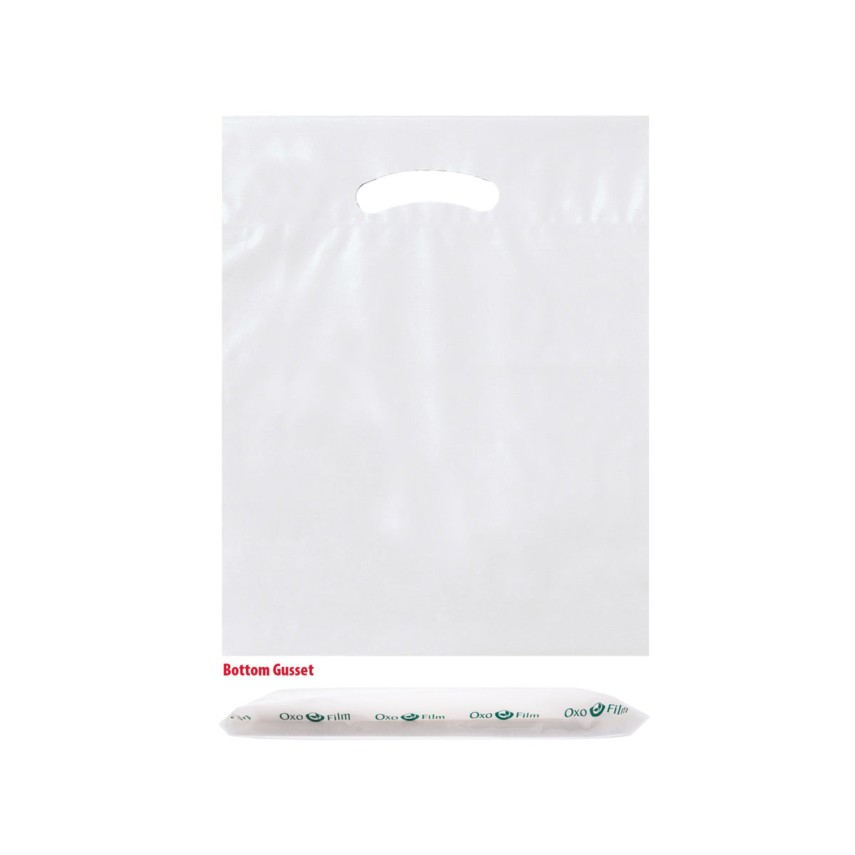 Wholesale OXO Reusable Die Cut Handle Bags (12" x 16")