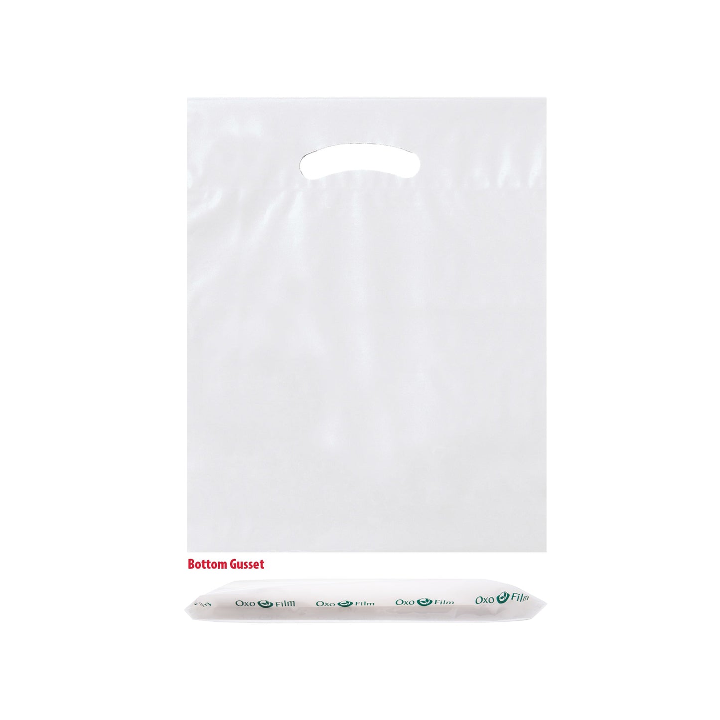 Wholesale OXO Reusable Die Cut Handle Bags (12" x 16")