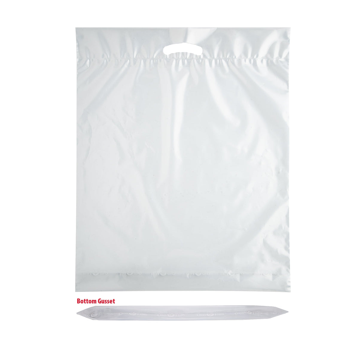 Wholesale OXO REUSABLE FOLD-OVER REINFORCED DIE CUT BAG |15X18X3| - 12BD1518