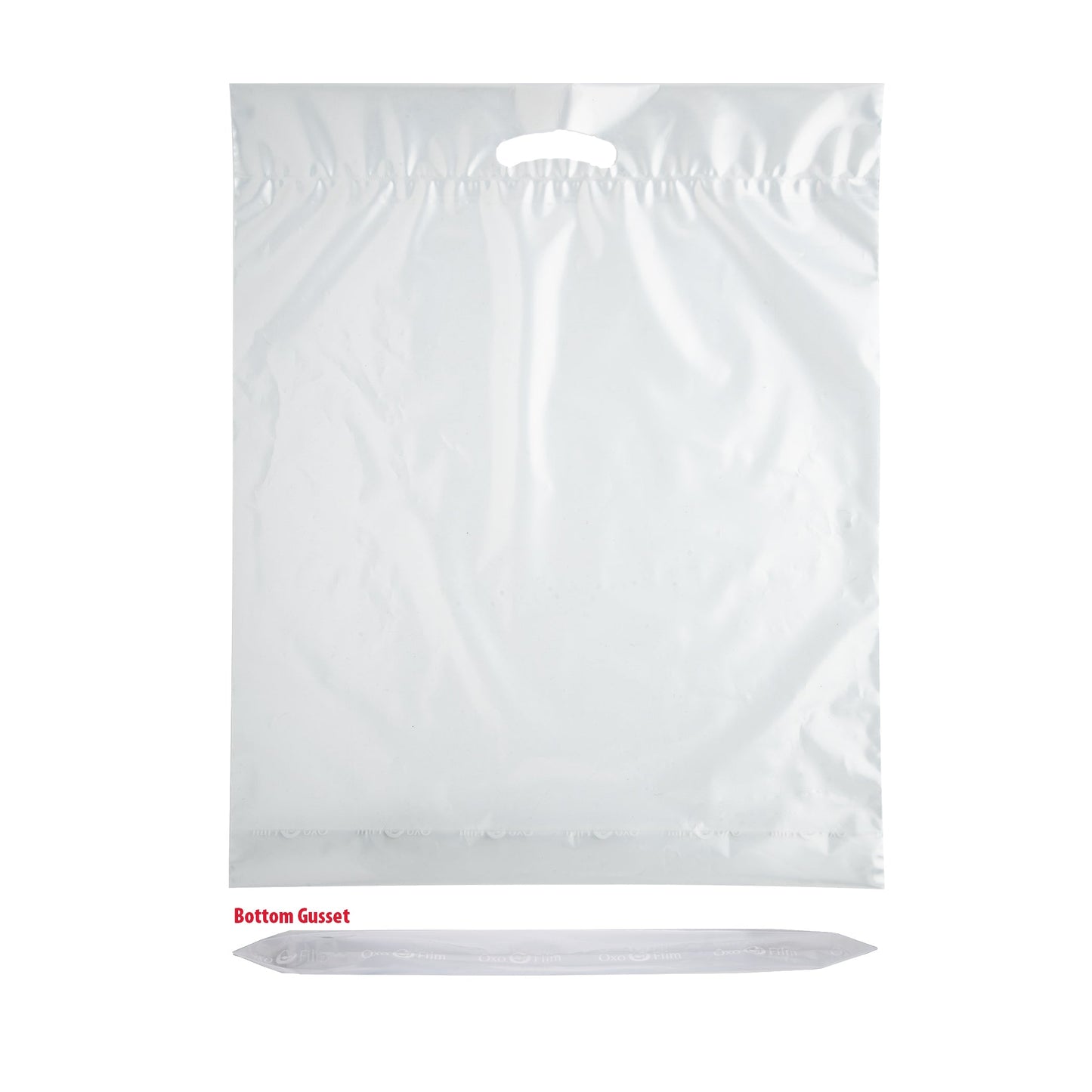 Wholesale OXO REUSABLE FOLD-OVER REINFORCED DIE CUT BAG |15X18X3| - 12BD1518