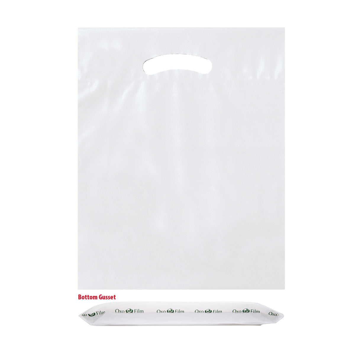 Wholesale OXO REUSABLE FOLD-OVER REINFORCED DIE CUT BAG |15X18X3| - 12BD1518