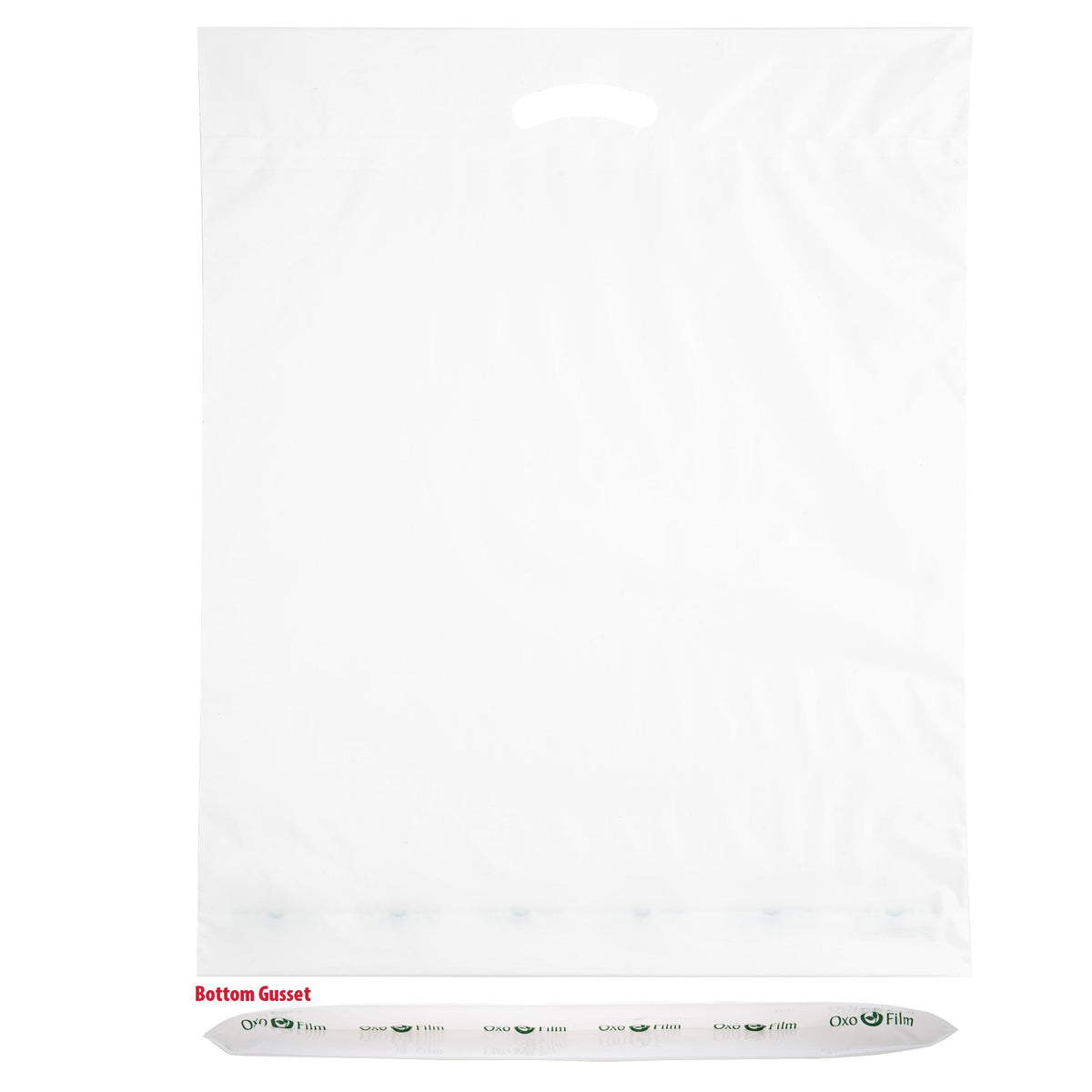 Wholesale Oxo Reusable Fold-Over Reinforced Die Cut Bag - 12BD1822