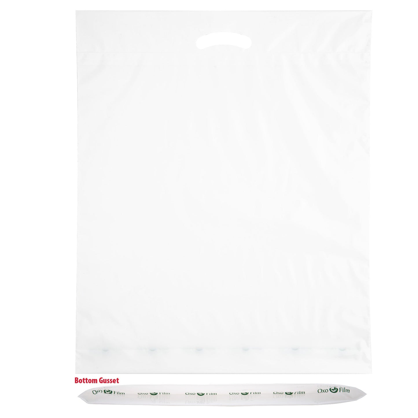 Wholesale Oxo Reusable Fold-Over Reinforced Die Cut Bag - 12BD1822