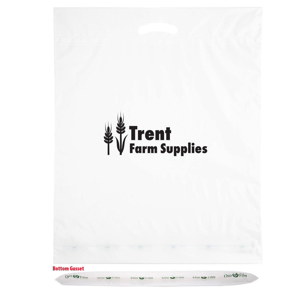 Wholesale Oxo Reusable Fold-Over Reinforced Die Cut Bag - 12BD1822