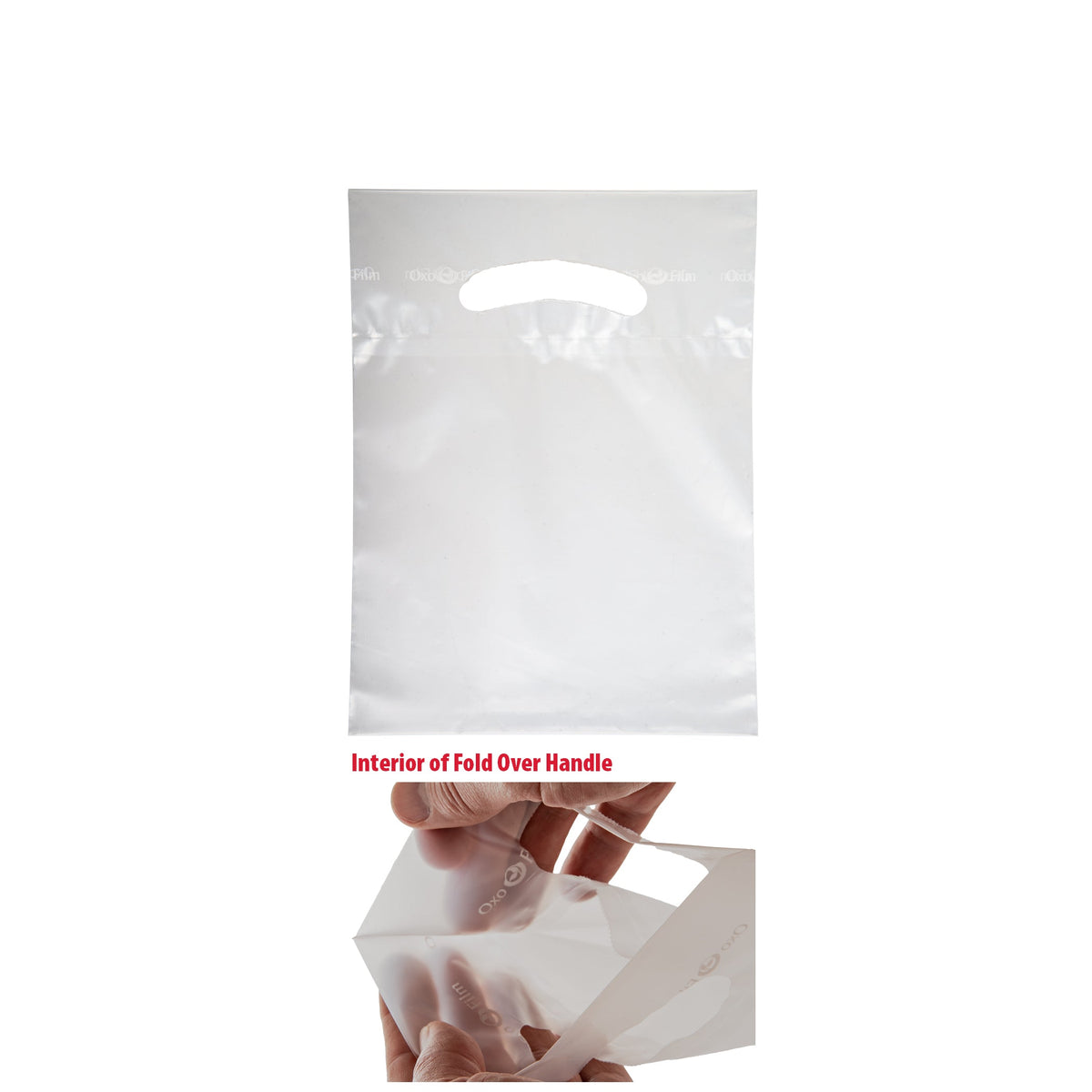 Wholesale Oxo Reusable Fold-Over Reinforced Die Cut Bag - 12BD710