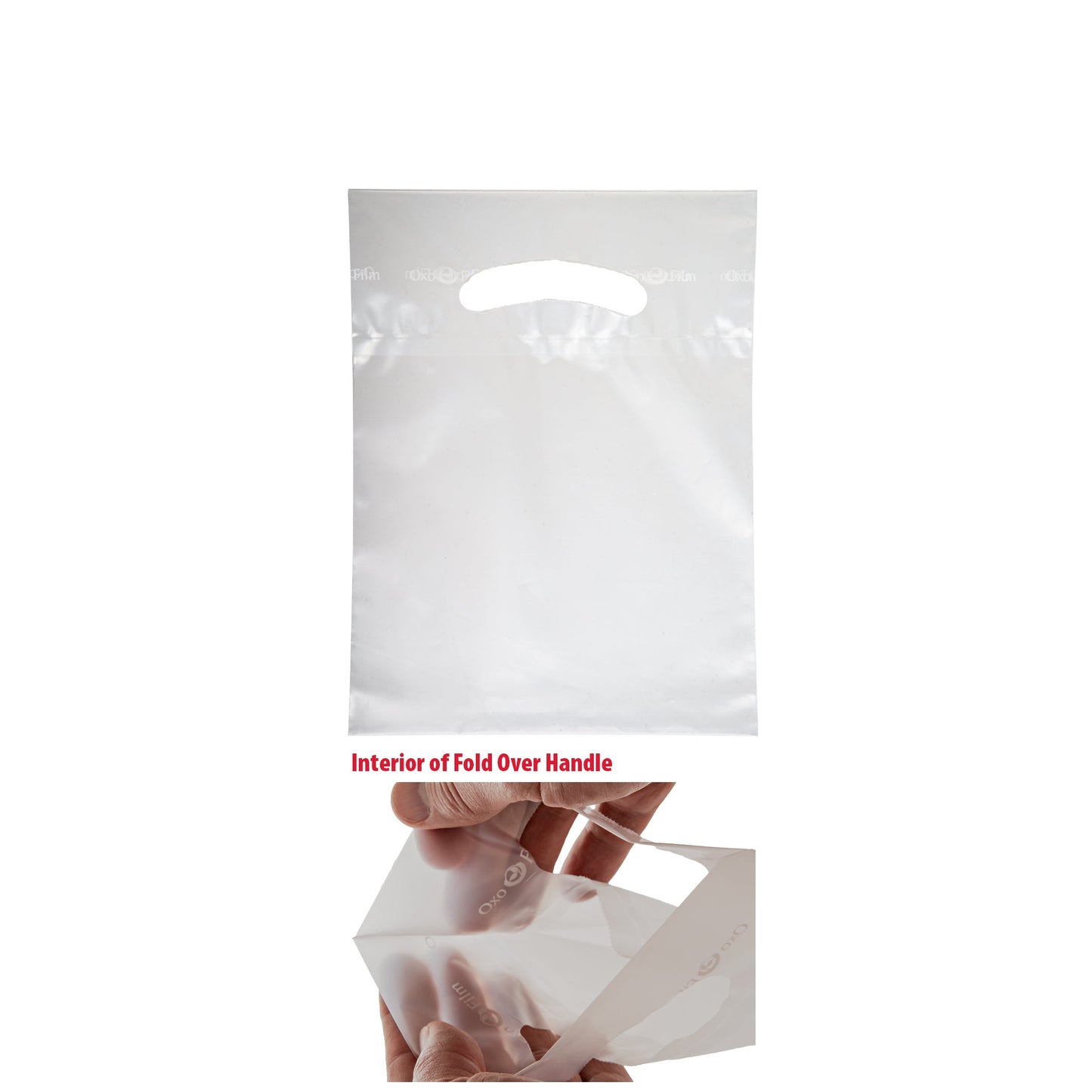Wholesale Oxo Reusable Fold-Over Reinforced Die Cut Bag - 12BD710