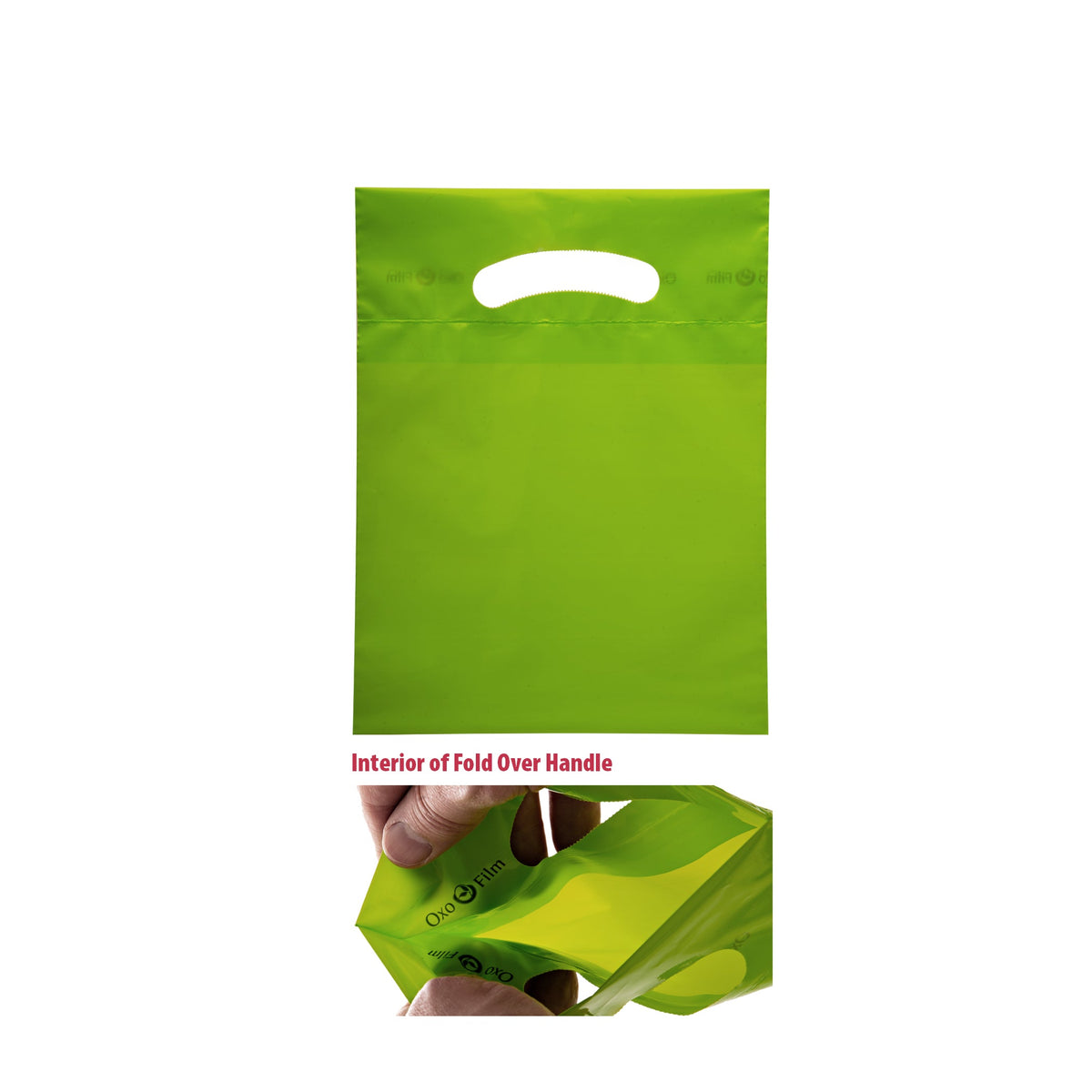 Wholesale Oxo Reusable Fold-Over Reinforced Die Cut Bag - 12BD710
