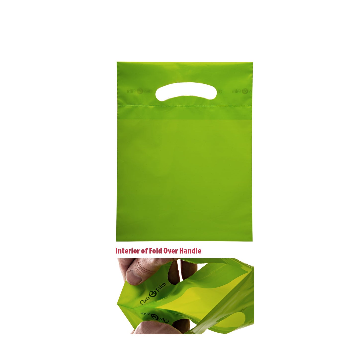 Wholesale Oxo Reusable Fold-Over Reinforced Die Cut Bag - 12BD710