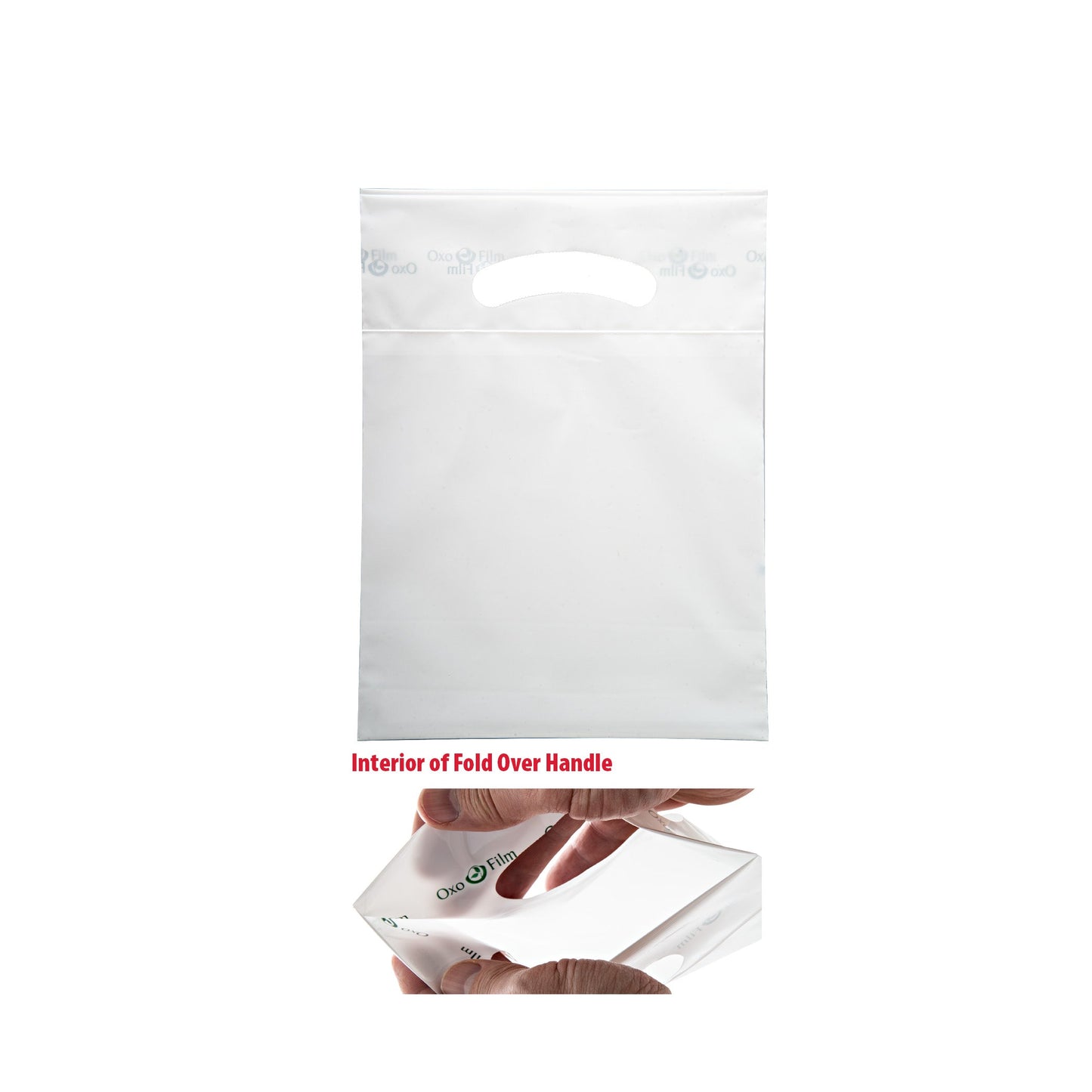 Wholesale Oxo Reusable Fold-Over Reinforced Die Cut Bag - 12BD710