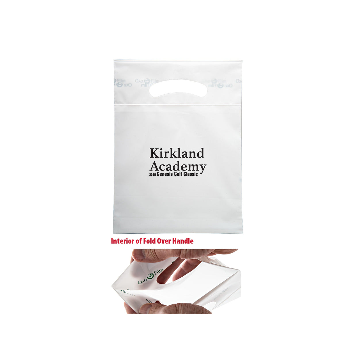 Wholesale Oxo Reusable Fold-Over Reinforced Die Cut Bag - 12BD710