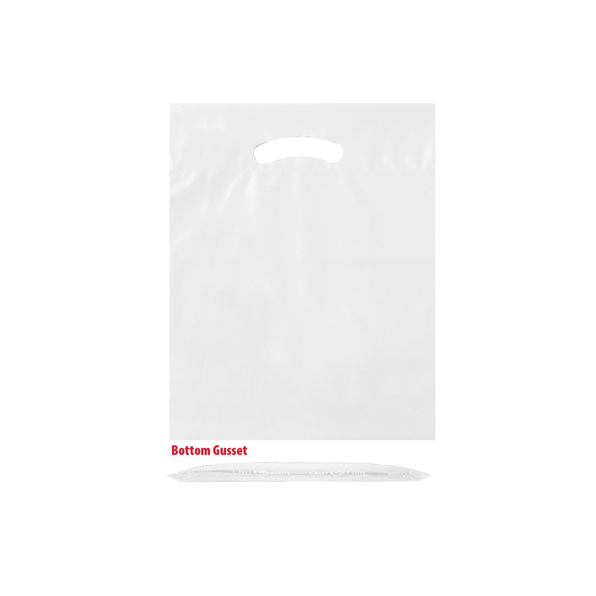 Wholesale Oxo Reusable Fold-Over Reinforced Die Cut Bag - 12BD912