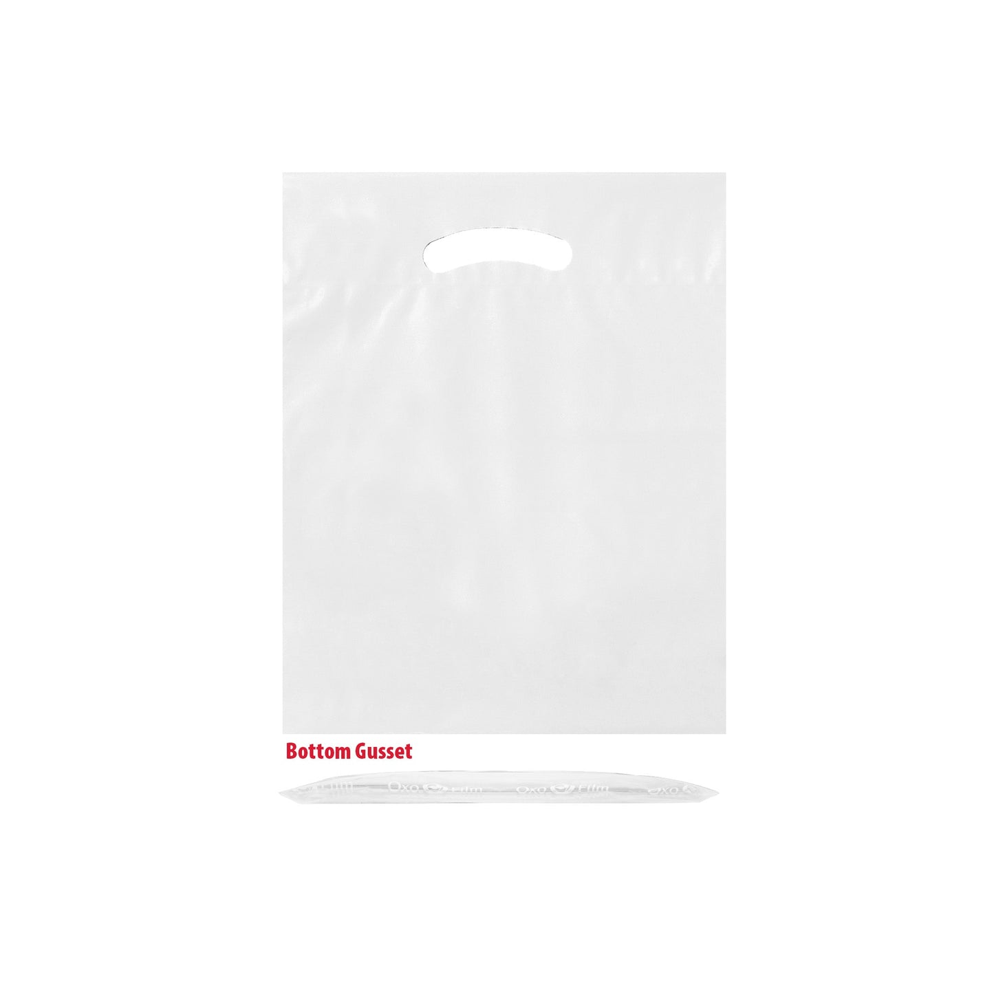 Wholesale Oxo Reusable Fold-Over Reinforced Die Cut Bag - 12BD912