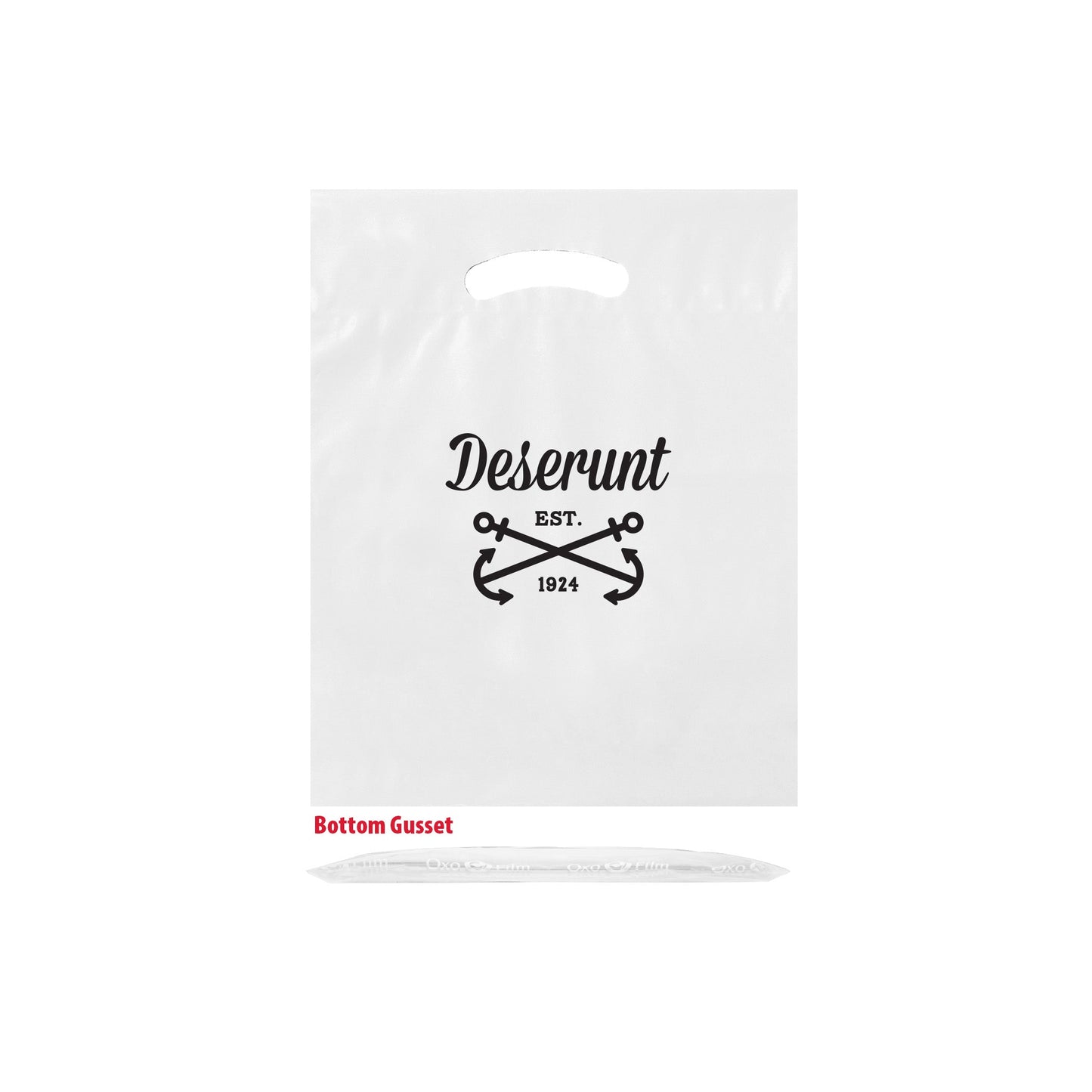 Wholesale Oxo Reusable Fold-Over Reinforced Die Cut Bag - 12BD912