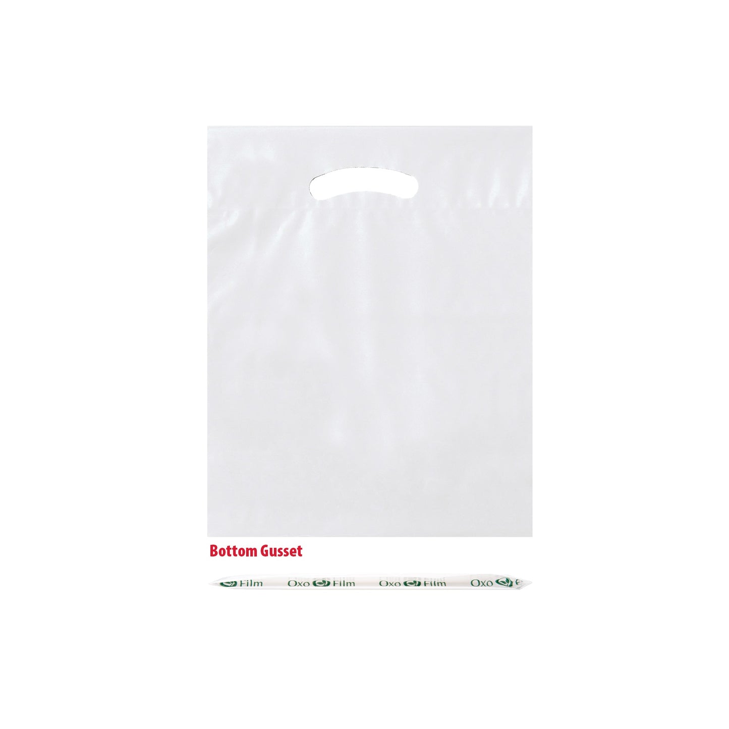 Wholesale Oxo Reusable Fold-Over Reinforced Die Cut Bag - 12BD912
