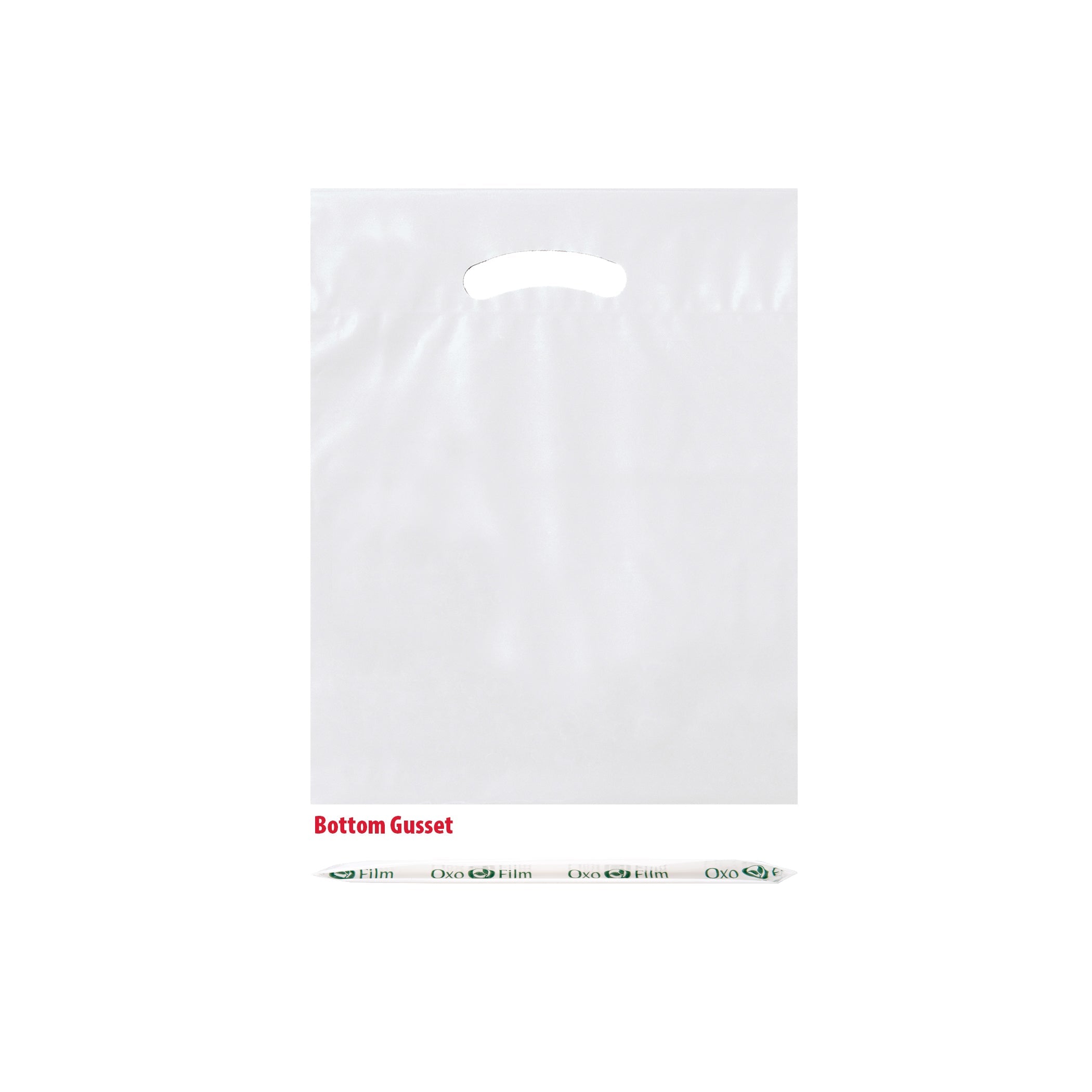 Wholesale Oxo Reusable Fold-Over Reinforced Die Cut Bag - 12BD912