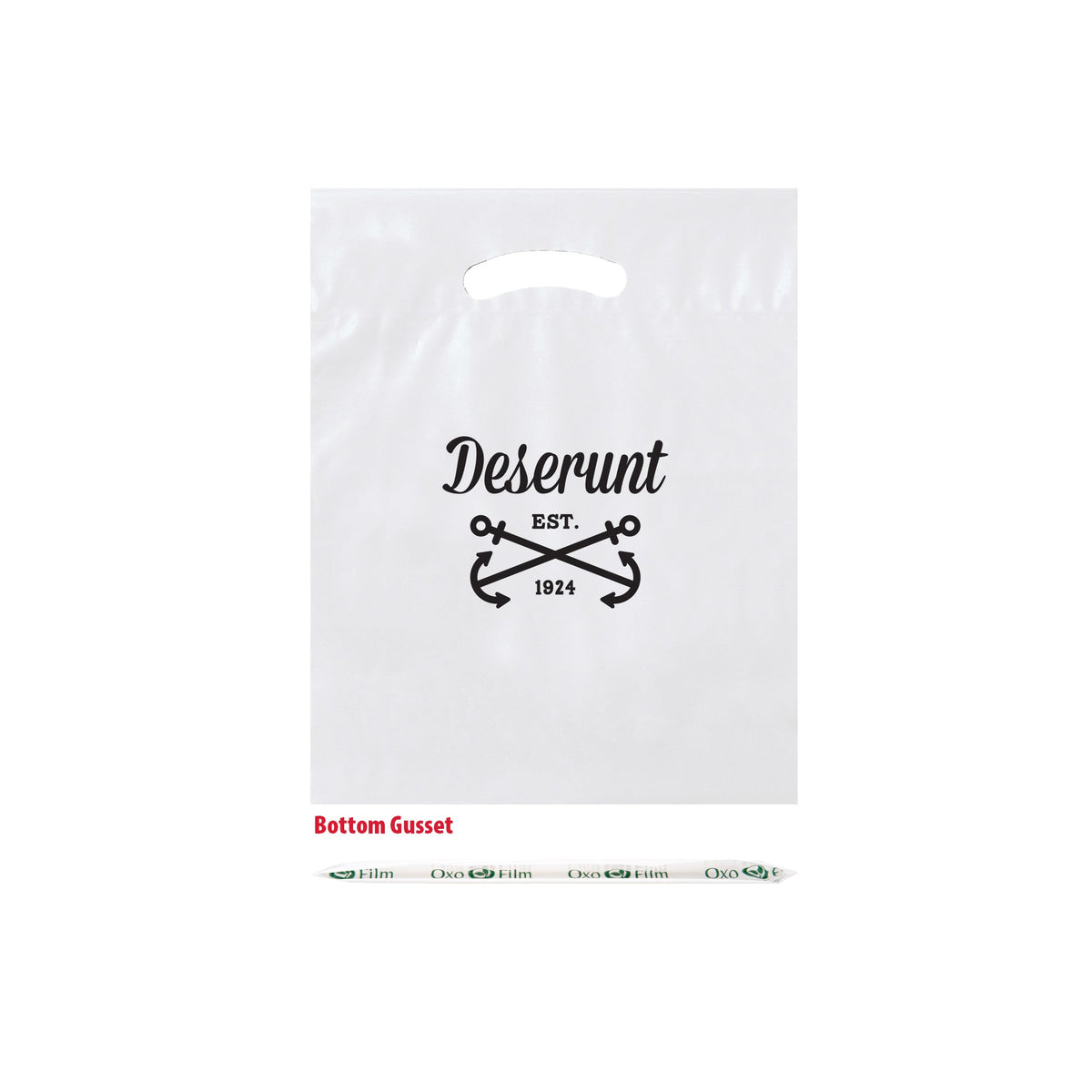 Wholesale Oxo Reusable Fold-Over Reinforced Die Cut Bag - 12BD912