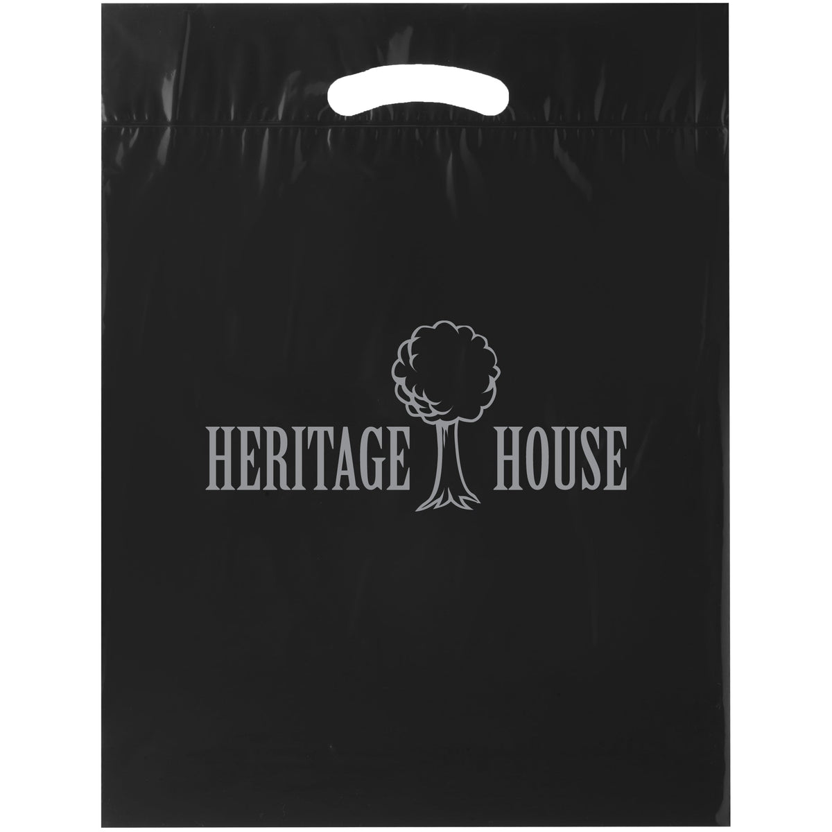 Wholesale FOLD-OVER REINFORCED DIE CUT BAG - 12DC1215