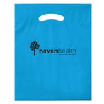 Wholesale Fold-Over Reinforced Die-Cut Handle Bags (12" x 15")