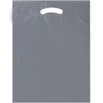 Wholesale Fold-Over Reinforced Die-Cut Handle Bags (12" x 15")