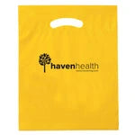 Wholesale Fold-Over Reinforced Die-Cut Handle Bags (12" x 15")