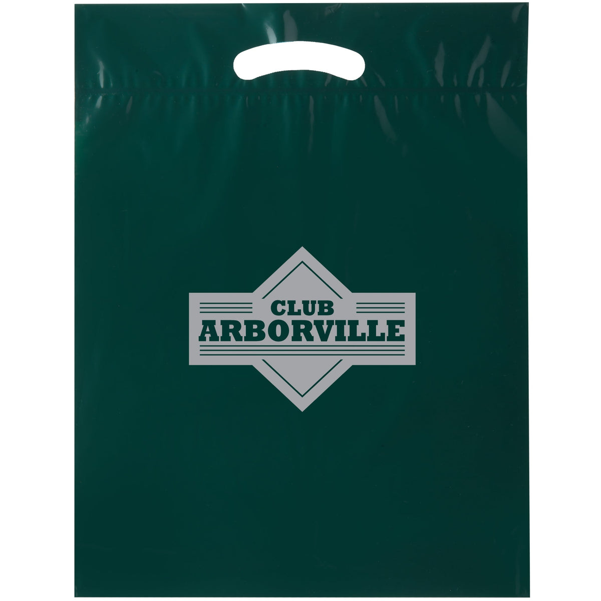 Wholesale FOLD-OVER REINFORCED DIE CUT BAG - 12DC1215