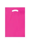 Wholesale Fold-Over Reinforced Die-Cut Plastic Bags (9" x 13")