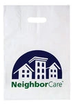 Wholesale Patch Handle Reinforced Die Cut Bags (12" x 16")