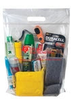 Custom Wholesale Crystal Clear Zip-Tight Bags with Die-Cut Handle