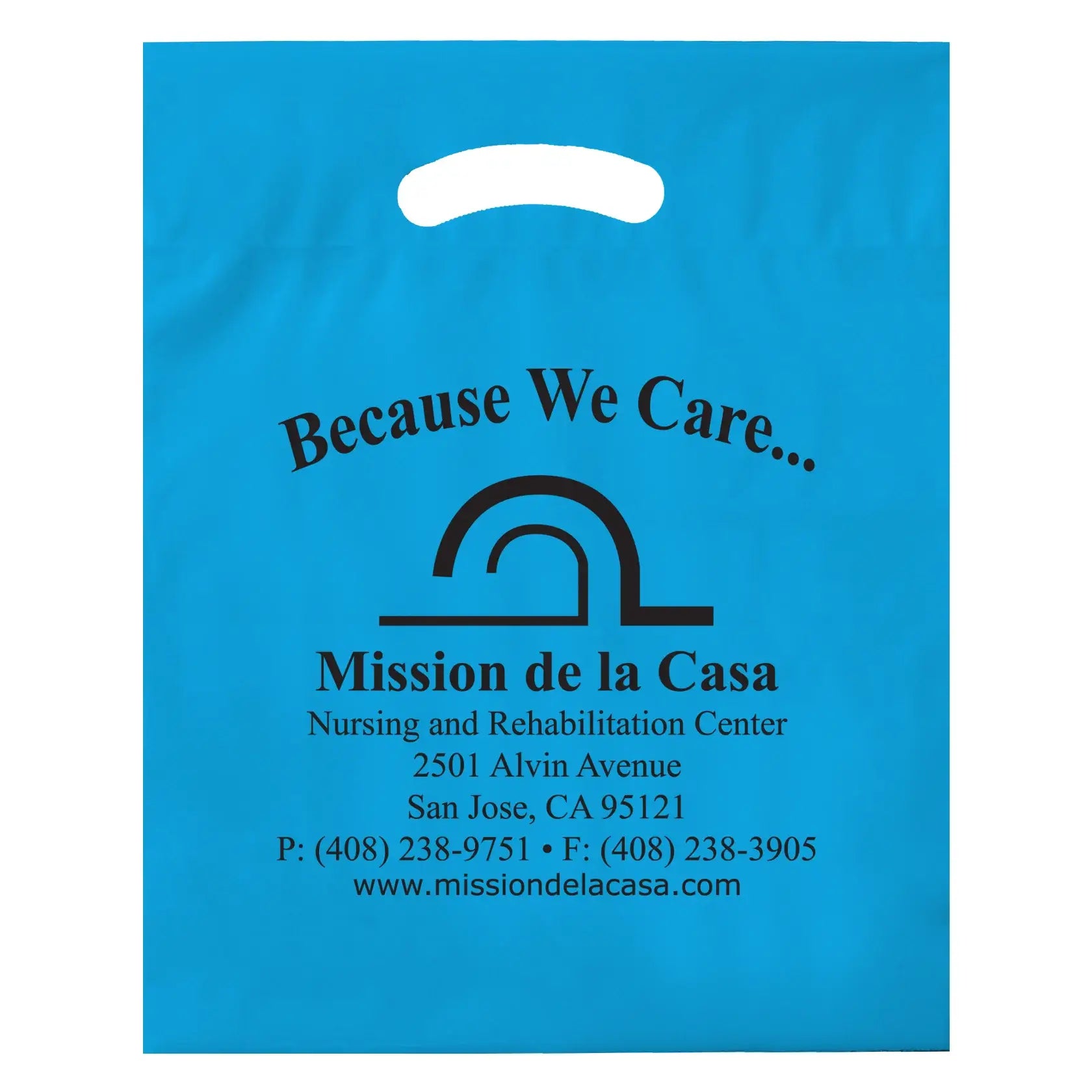 Wholesale Fold-Over Reinforced Die-Cut Plastic Bags