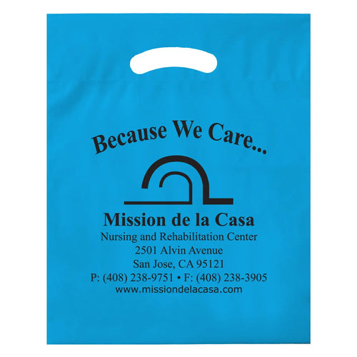 Wholesale FOLD-OVER REINFORCED DIE CUT BAG - 12DC1519