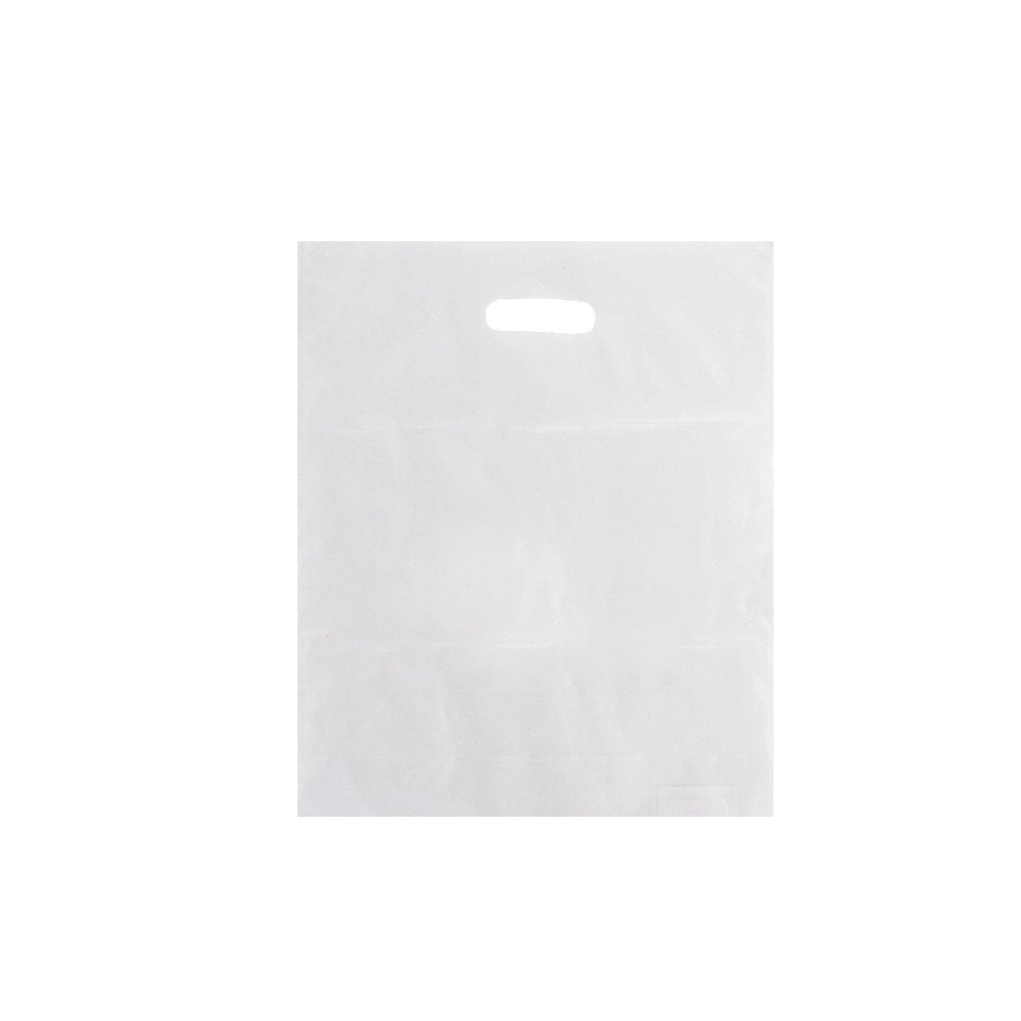 Wholesale Frosted Plastic Die-Cut Merchandise Bags