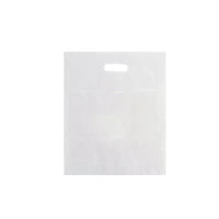 Wholesale Frosted Plastic Die-Cut Merchandise Bags