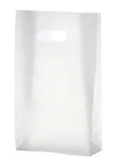 Wholesale Frosted Plastic Die-Cut Bags (7" x 12")