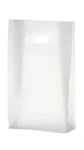 Wholesale Custom Printed 8x15 Frosted Die Cut Plastic Merchandise Bags