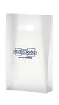 Wholesale Custom Printed 8x15 Frosted Die Cut Plastic Merchandise Bags