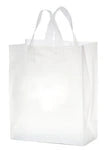 Wholesale Frosted Clear Plastic Loop Handle Bags