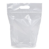Wholesale Zip Closure Die Cut Handle Bag Plastic Bag - 19ZCFS1212