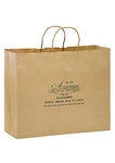 Wholesale Natural Kraft Paper Shopping Bags with Twisted Handles