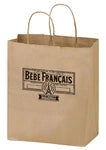 Wholesale Natural Kraft Twisted Paper Handle Shopper 1N8410