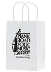 White Kraft Paper Shopping Bags with Twisted Handles (1W538)