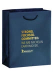 Wholesale Gloss Laminated Euro Paper Carrier Bags (8"x4"x10")