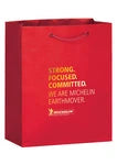 Wholesale Gloss Laminated Euro Paper Carrier Bags (8"x4"x10")