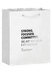 Wholesale Gloss Laminated Euro Paper Carrier Bags (8"x4"x10")