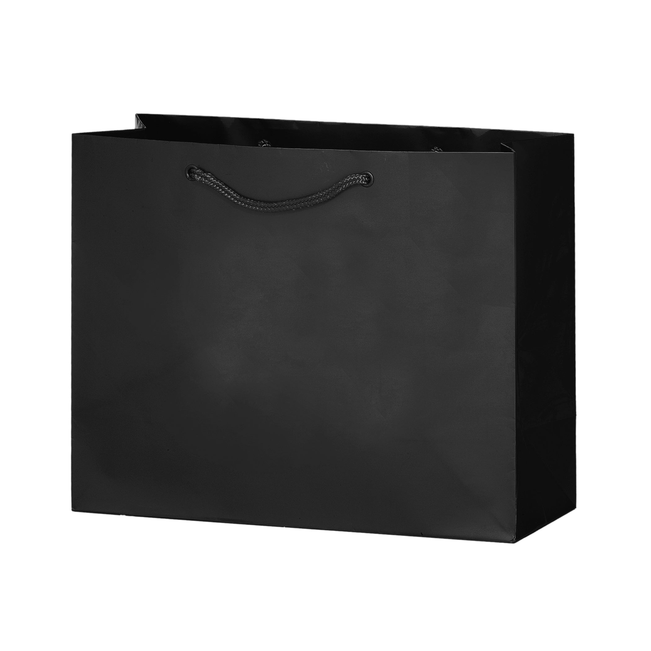 Wholesale Gloss Laminated Euro Paper Carrier Bags (9x3x7)